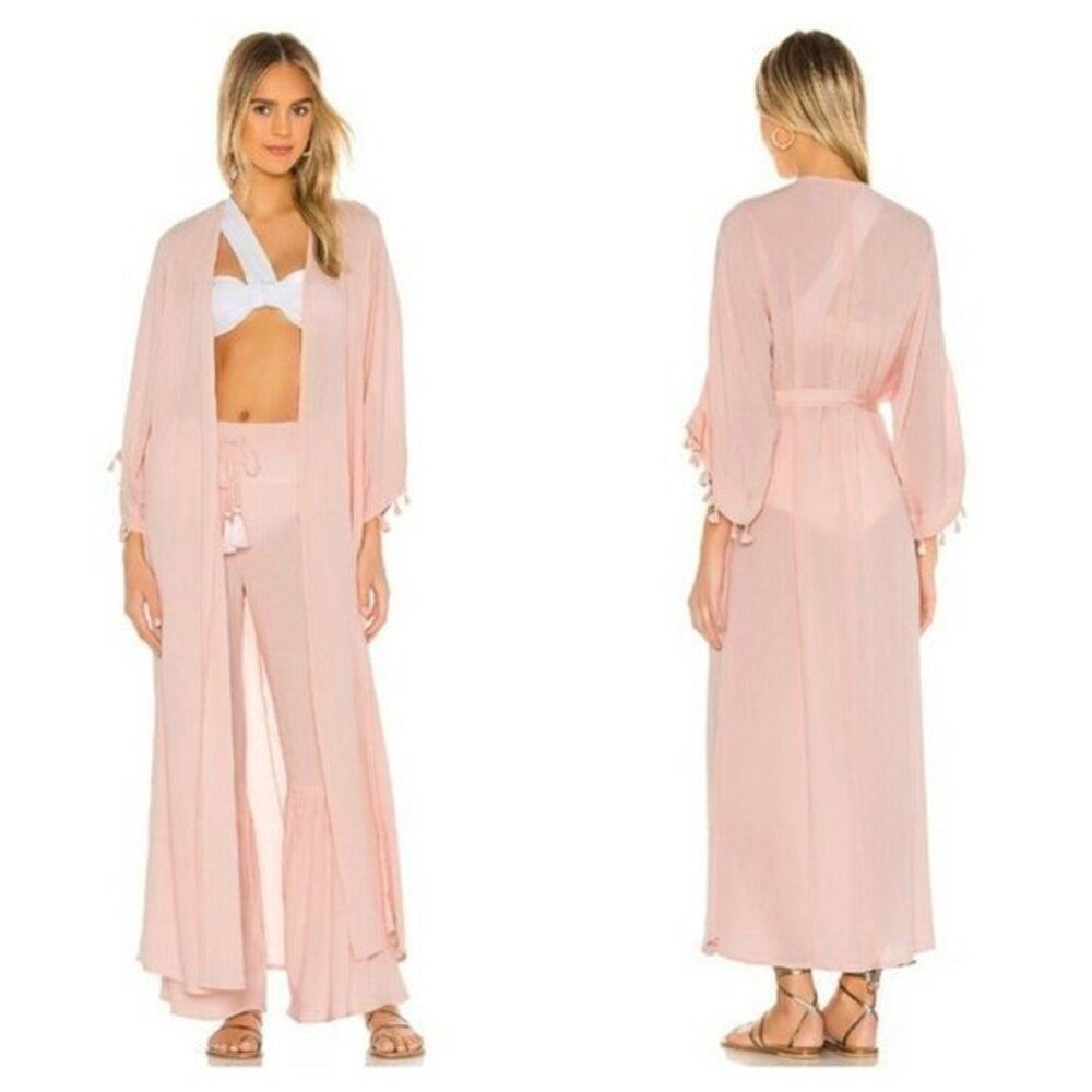 Lovewave The Hallie Maxi Robe - Light Pink
